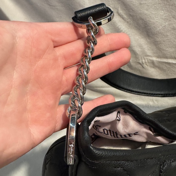 Juicy Couture Black Demure Hobo Style Shoulder Bag NWT - Picture 16 of 16